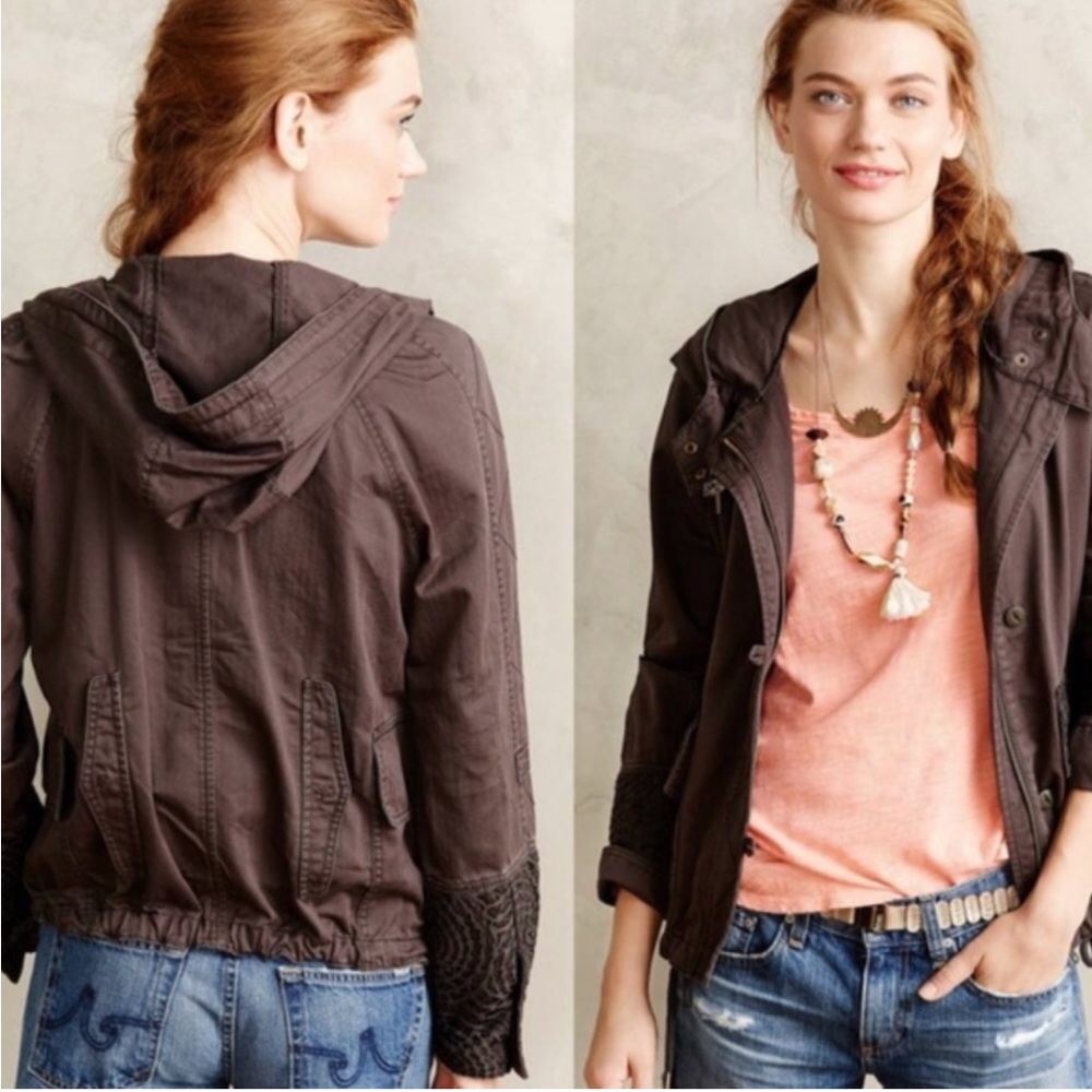 Neo Hei Lacy button up/ zip up hoodie